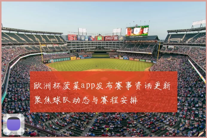 欧洲杯菠菜app发布赛事资讯更新 聚焦球队动态与赛程安排