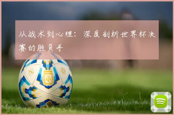 从战术到心理:深度剖析世界杯决赛的胜负手