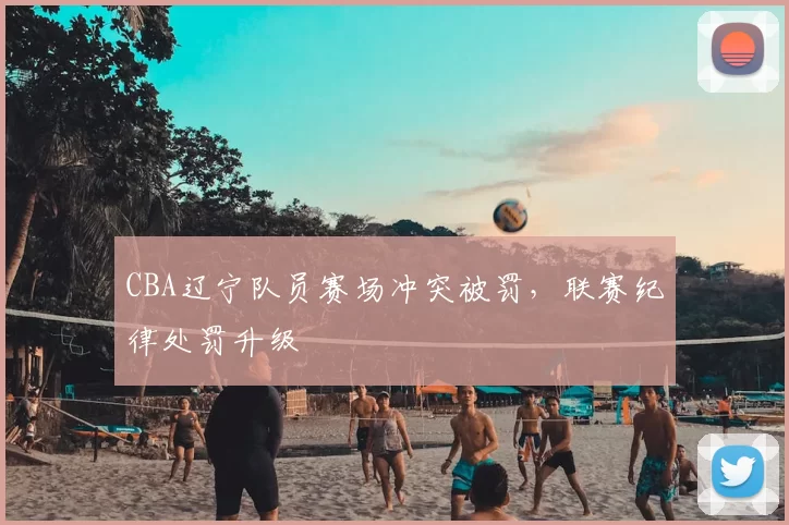 CBA辽宁队员赛场冲突被罚,联赛纪律处罚升级